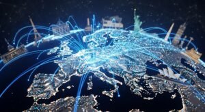 Porównanie "przed i po" pokazujące, jak włączenie VPN zmienia zablokowany ekran błędu na działającą transmisję polskiej telewizji.