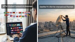 Porównanie: IPTV vs Telewizja Satelitarna za granicą