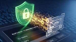 Zabezpieczony proces online płatności za IPTV Polska z kłódką i ikoną m3u