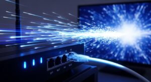 Stabilne połączenie kablowe zapewniające płynny dostęp do streamingu IPTV