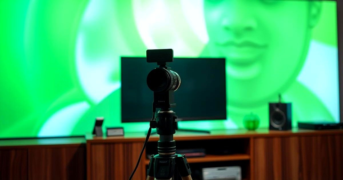 Ekran telewizora z odtwarzanym programem telewizyjnym za pomocą stabilnego IPTV Polska